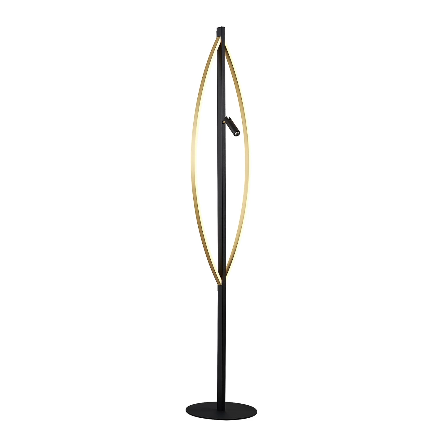 Lucande Matwei LED-Stehlampe, Oval, Messing â Bild 6