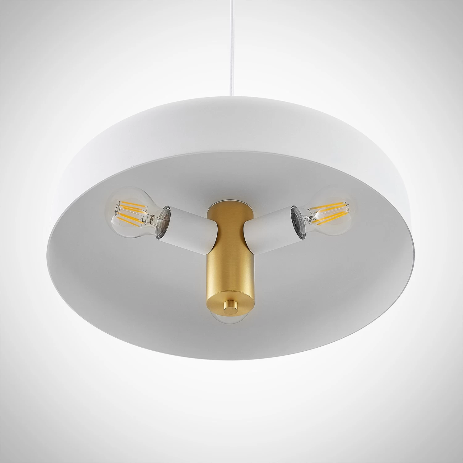 Lucande Filoreta Pendellampe, 45 Cm, Weiß – Bild 8