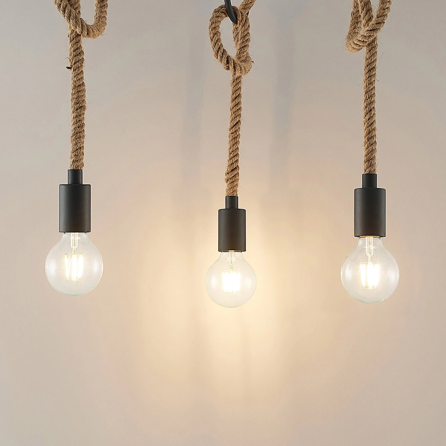 Lucande Ropina Deckenleuchte, Dreiflammig â Bild 6