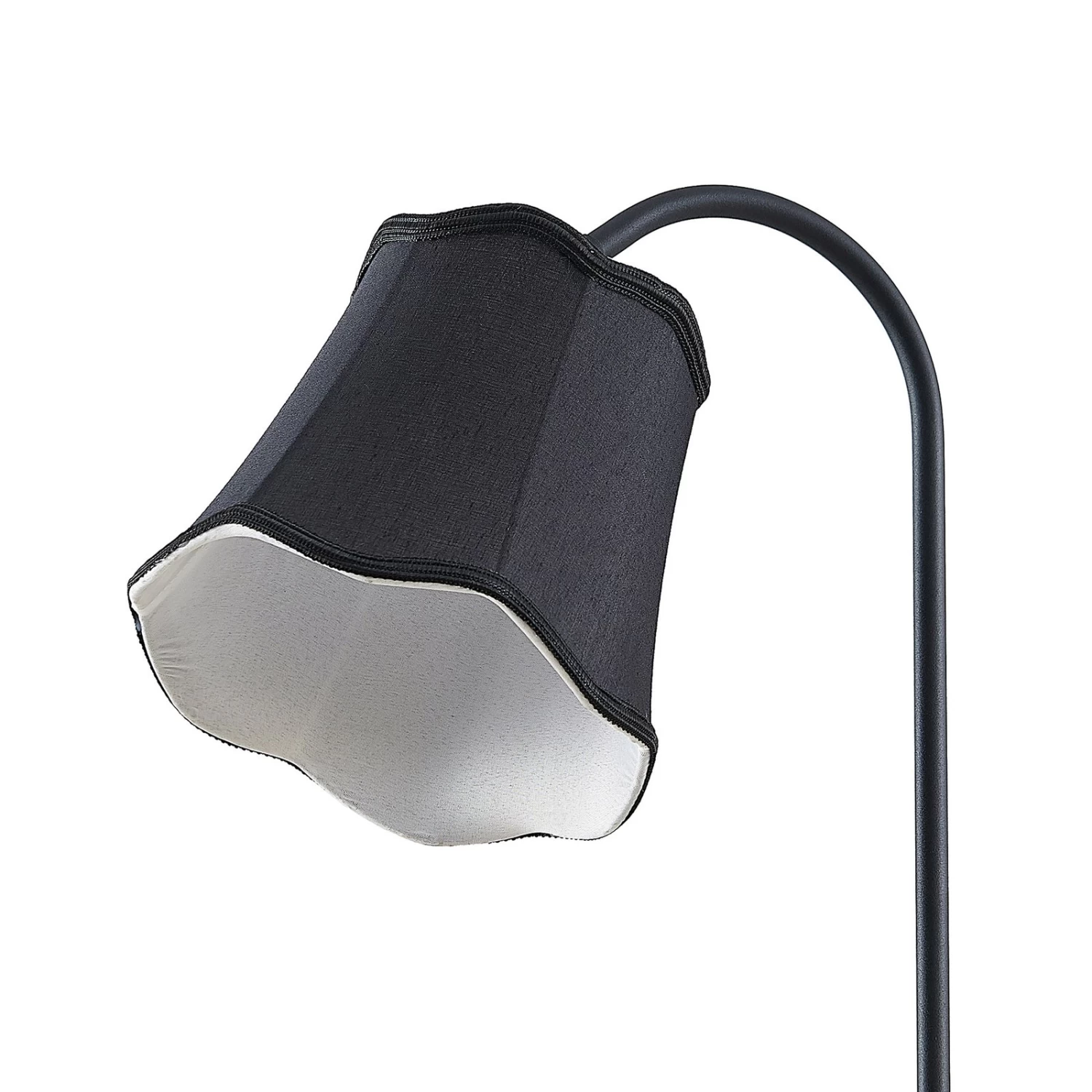 Lucande Binta Stofftischleuchte, Vintage, Schwarz â Bild 6