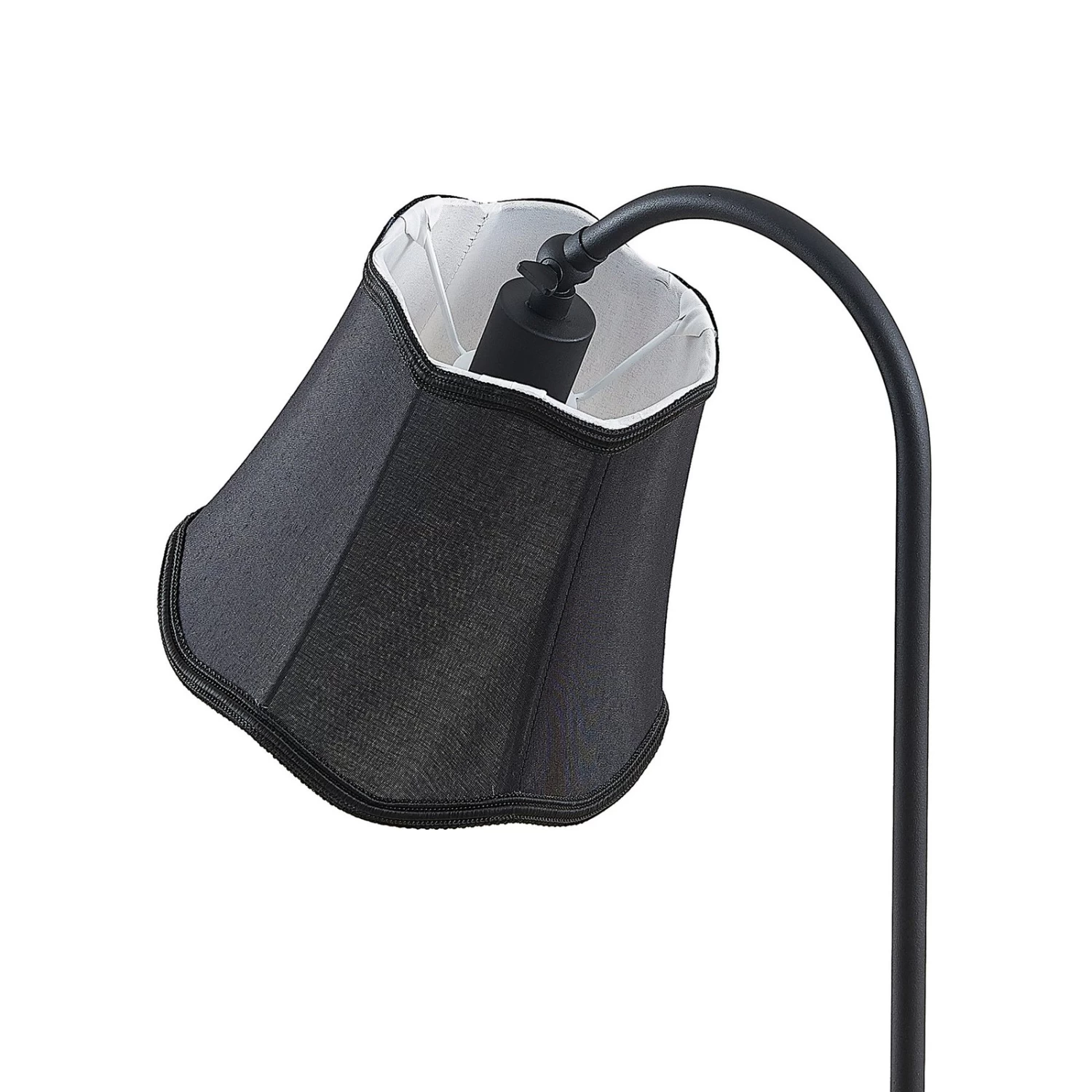 Lucande Binta Stofftischleuchte, Vintage, Schwarz â Bild 7