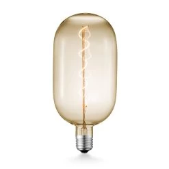 Lucande LED-Lampe E27 T140 4W 2.700K Dimmbar Amber