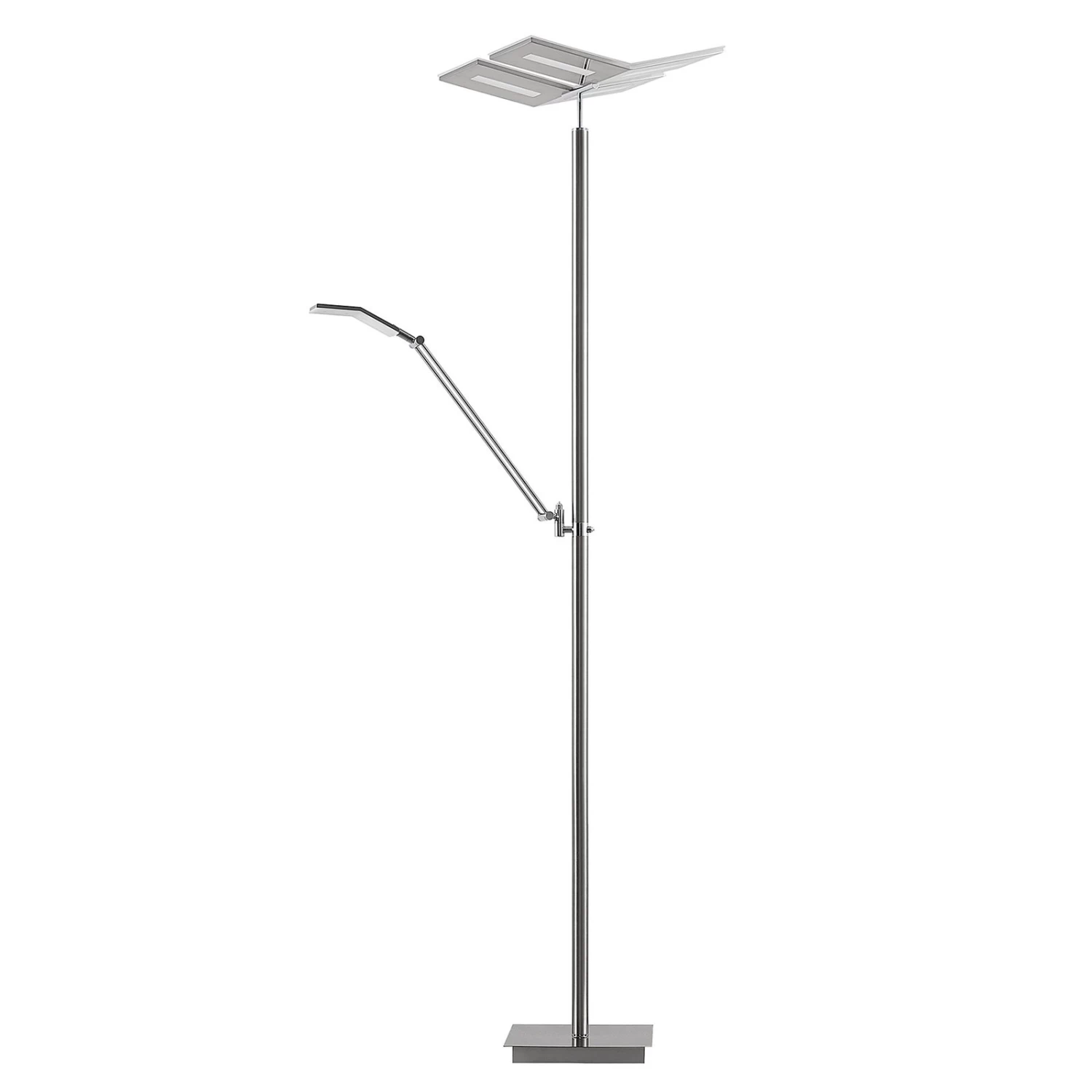 Lucande Hadlee LED-Stehleuchte, Nickel â Bild 3
