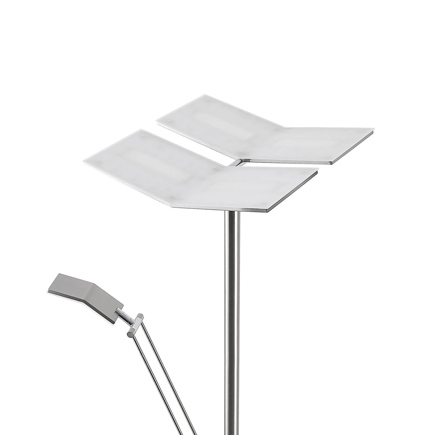 Lucande Hadlee LED-Stehleuchte, Nickel â Bild 6