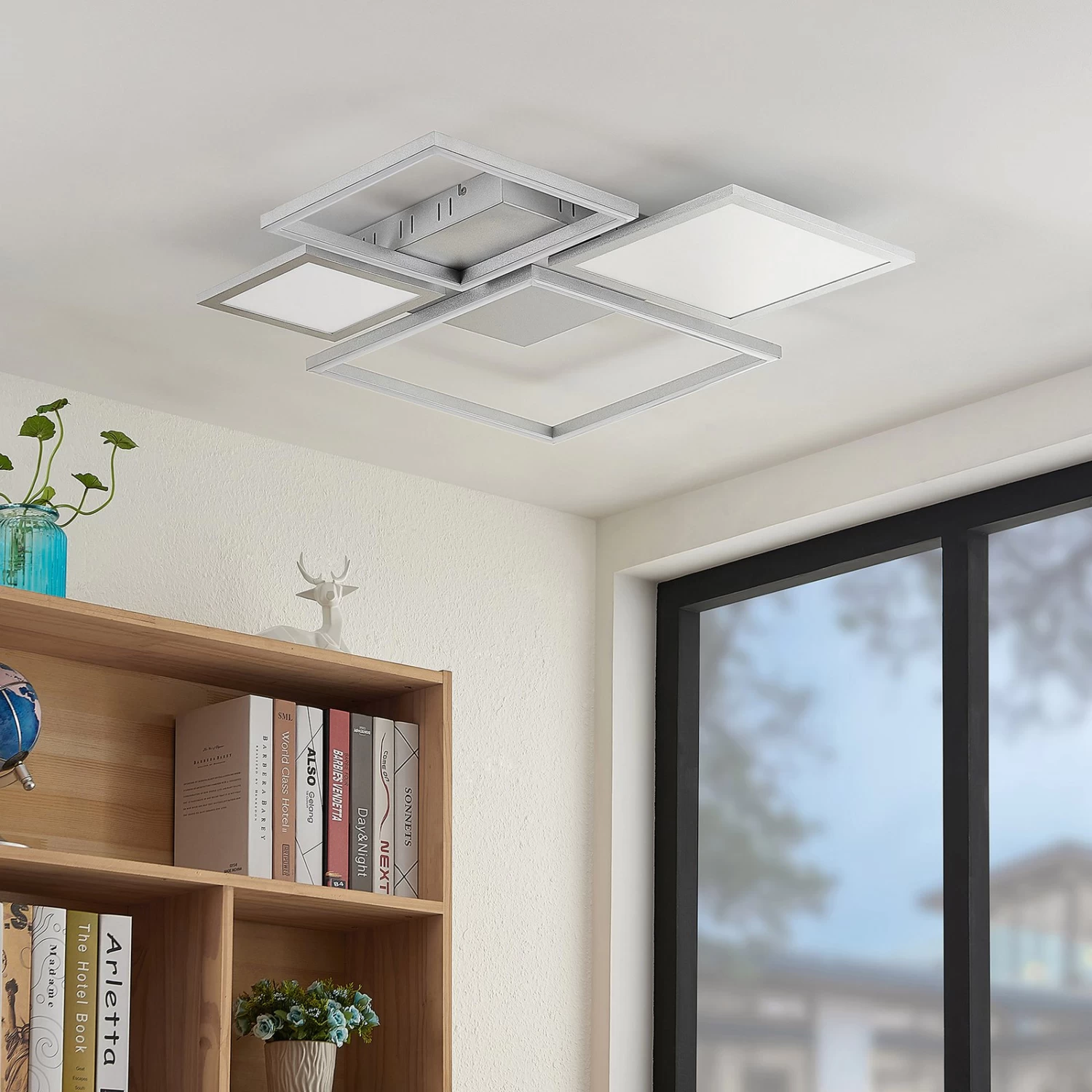 Lucande Narumi LED-Deckenlampe CCT, 75 Cm, Weiß – Bild 3