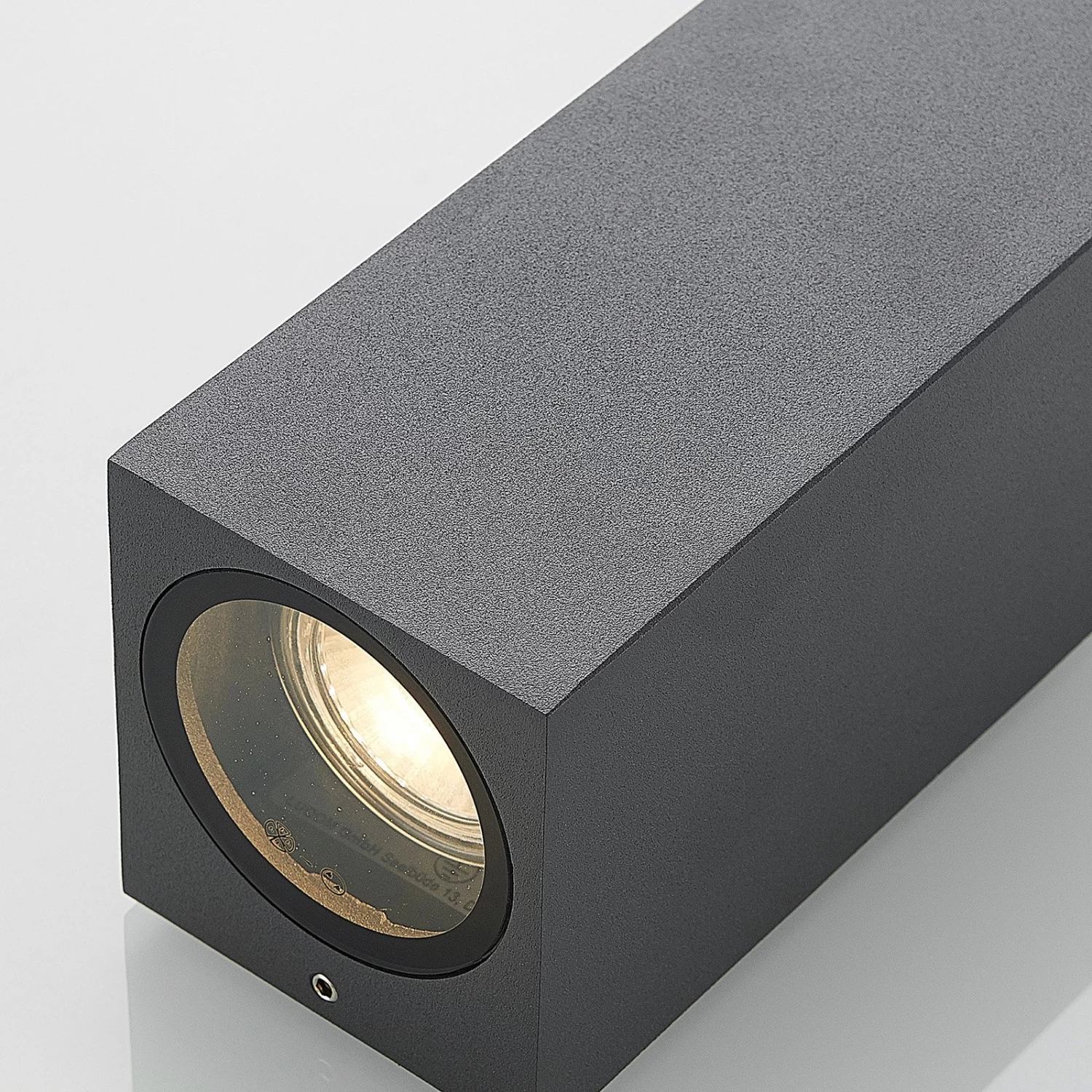 Lucande AuĂenwandstrahler Lavina, Dunkelgrau, GU10, 2-fl. â Bild 8