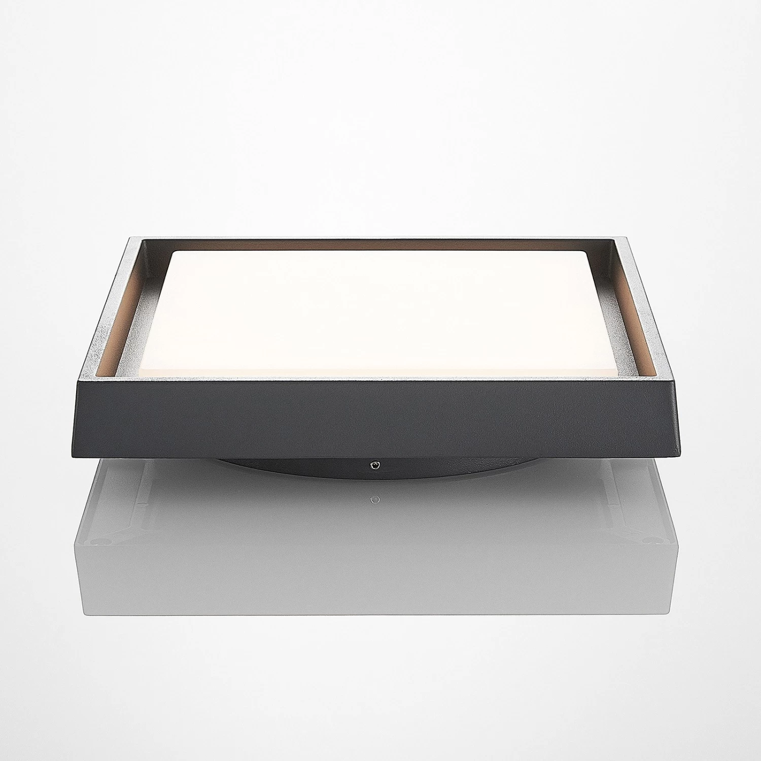 Lucande LED-Außendeckenleuchte Birta, Eckig, 27 Cm – Bild 5