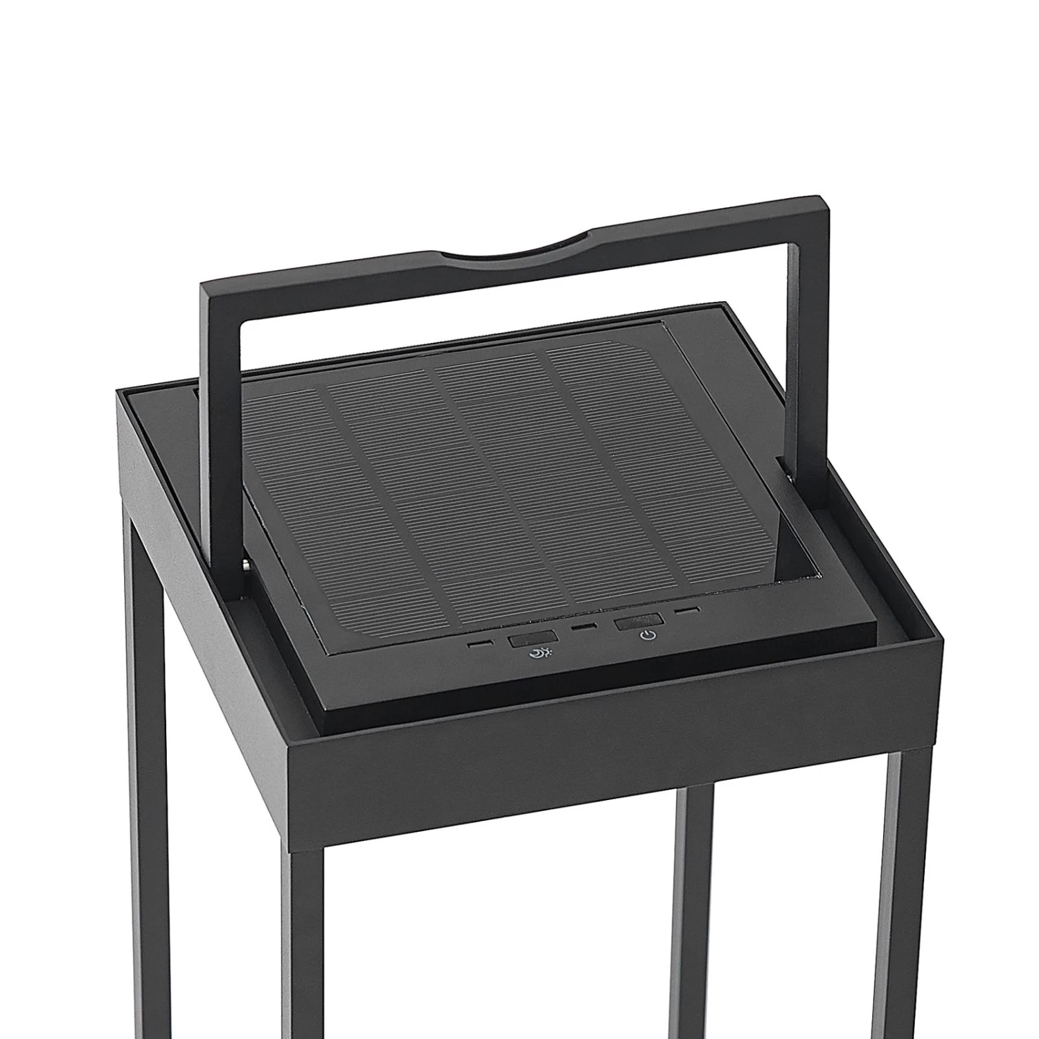 Lucande Lynzy LED-Solarleuchte, Schwarz, 58,3 Cm â Bild 5