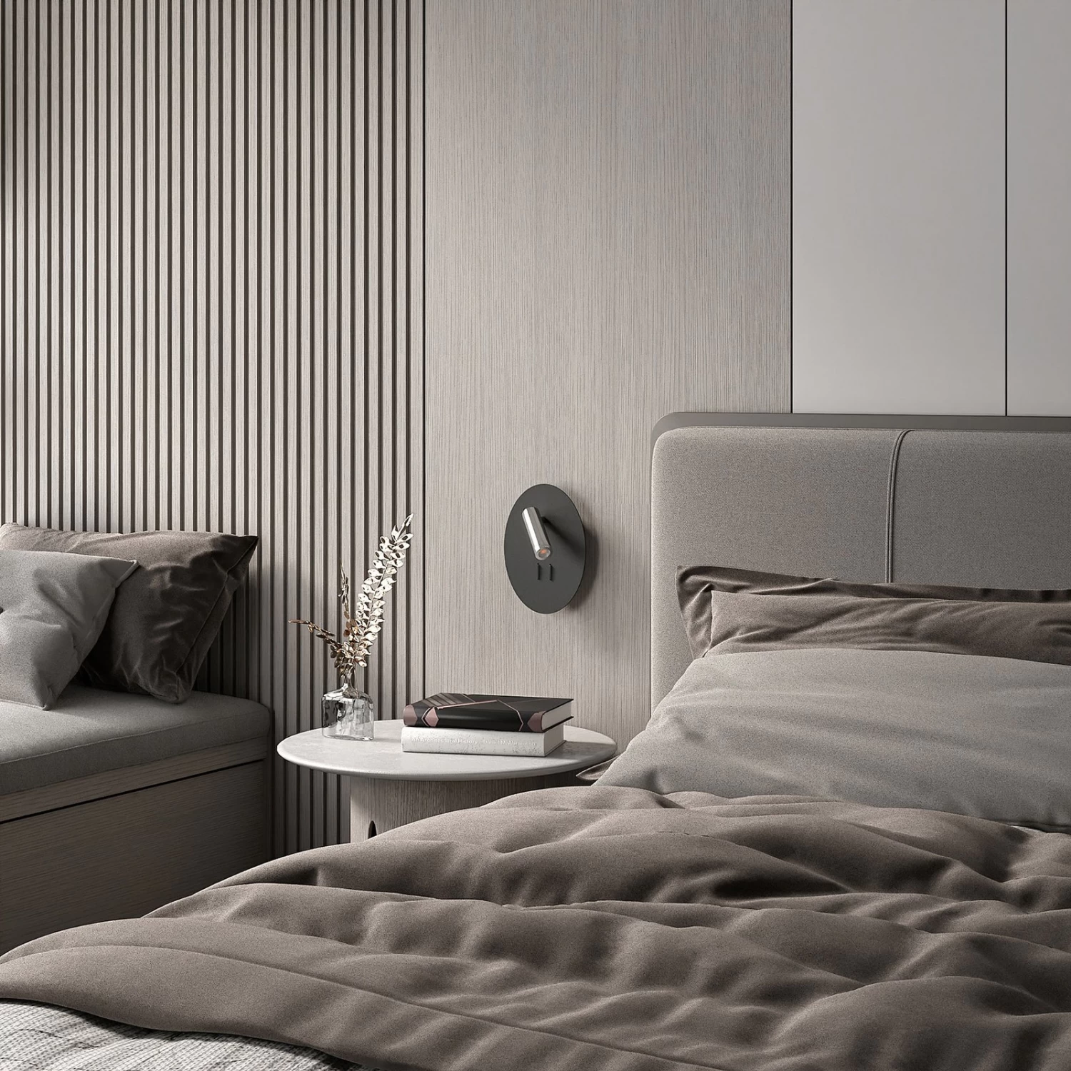 Lucande Kimo LED-Wandleuchte Oval Schwarz â Bild 4