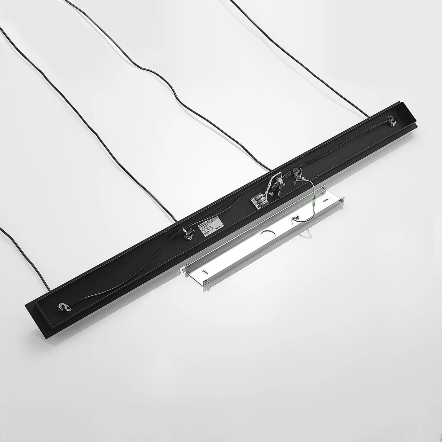 Lucande Naoh HĂ€ngeleuchte 4-fl., Schwarz/kupfer â Bild 9