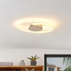 Lucande Ovala LED-Deckenleuchte, 53 Cm